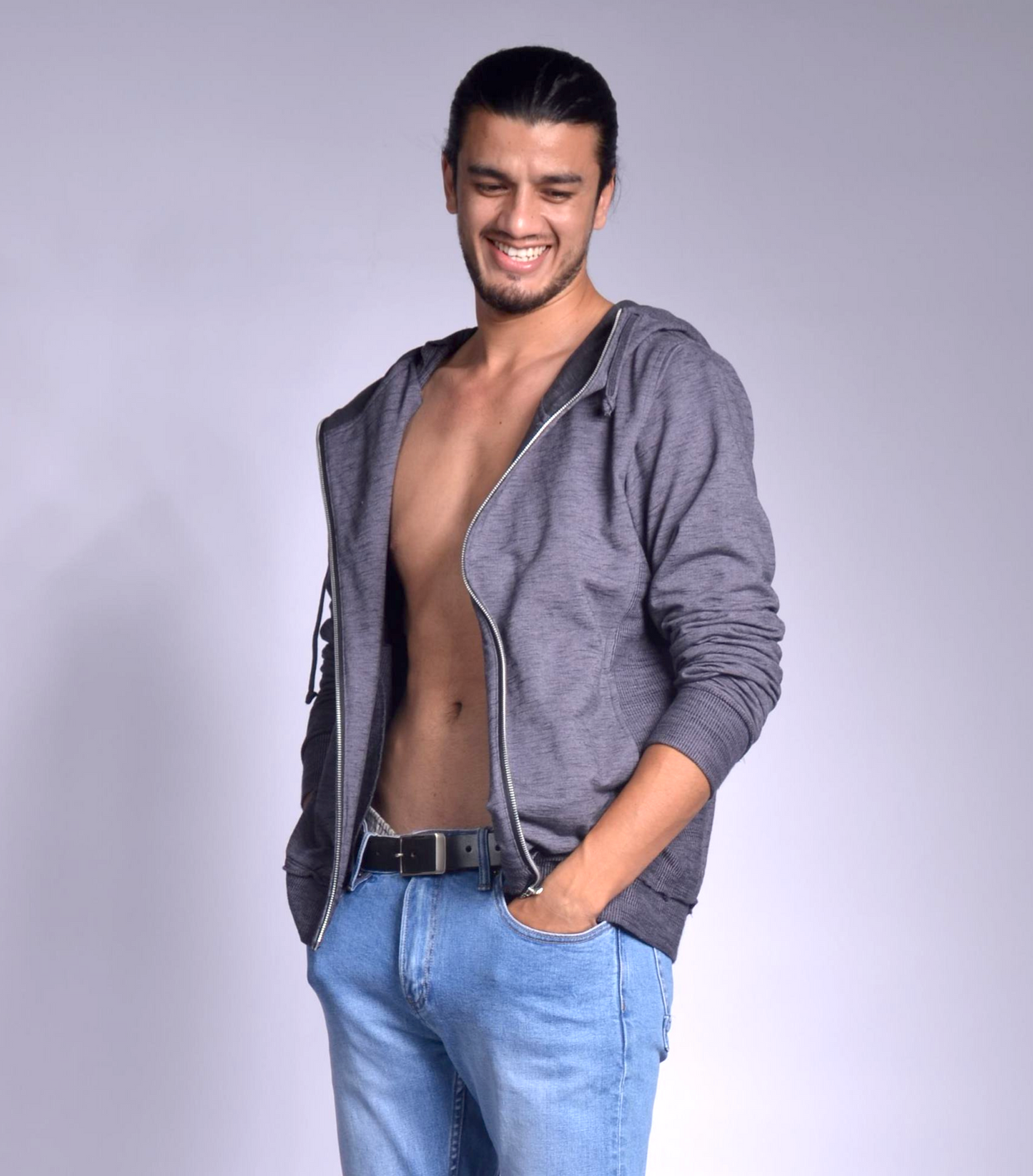 unisex hoodie with zipper