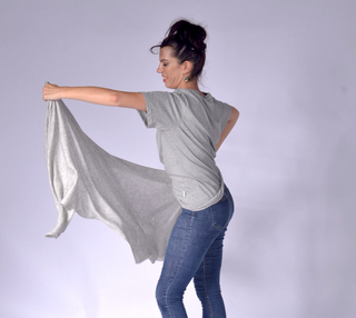 100% Cashmere Scarf Light Grey