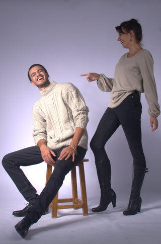 Cable Knit Sweater Clothing