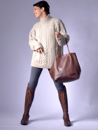 Cable Knit Sweater S / Off White Clothing