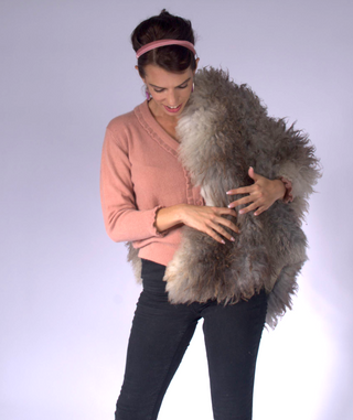 Cardigan with Frill