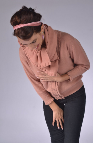 Cardigan with Frill