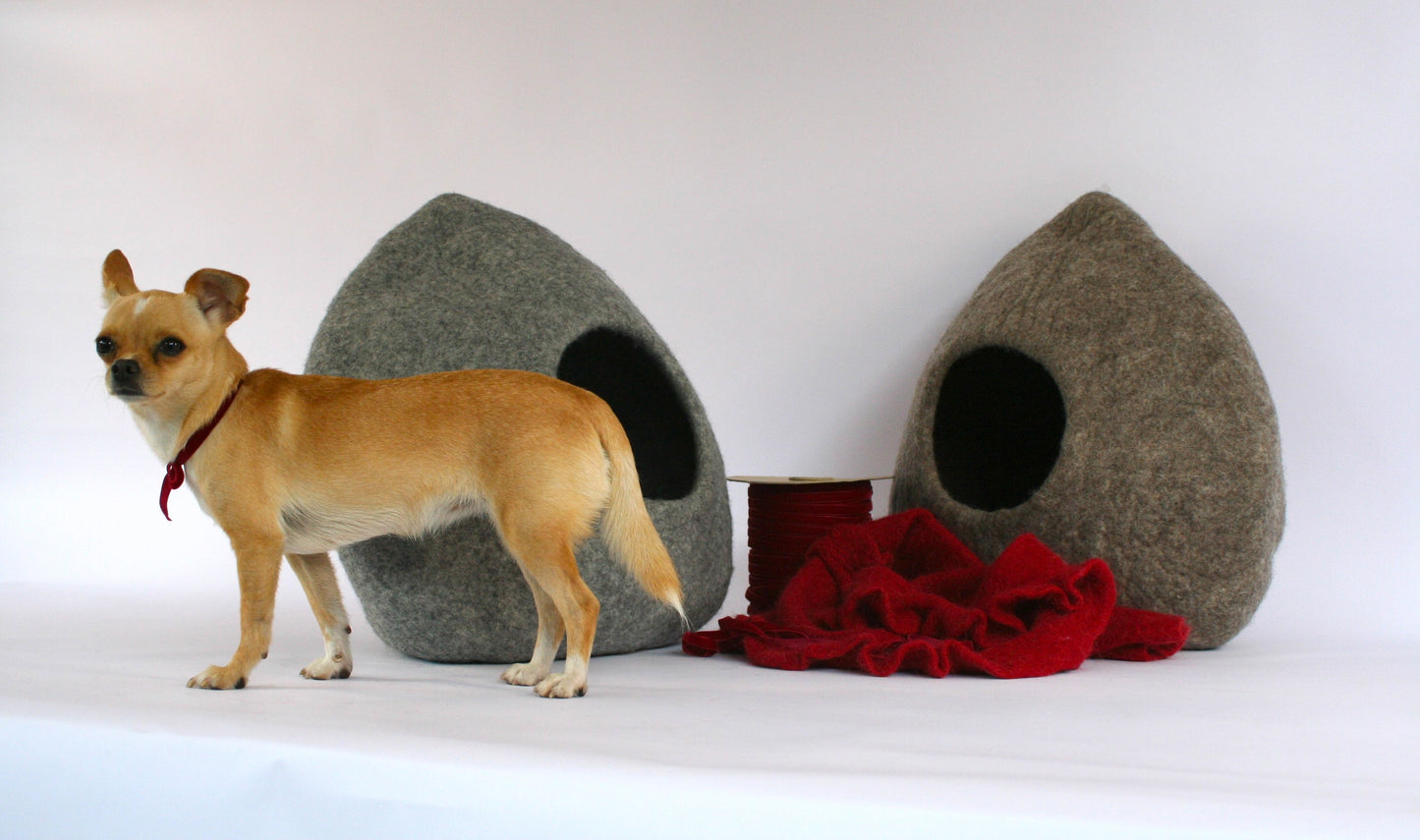 pointy-top pet cave