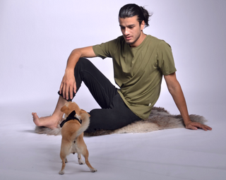 Classic Unisex Lose Fitting T shirt L / Light Olive Green