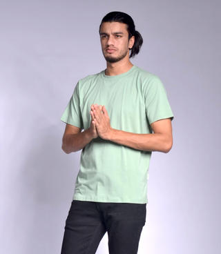 Classic Unisex Lose Fitting T shirt L / Mint Green