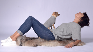 Dog Sweater with Fancy Neck Detail