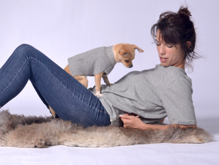 Dog Sweater with Fancy Neck Detail