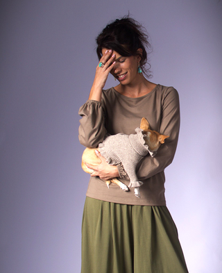 Dog Sweater with Frill