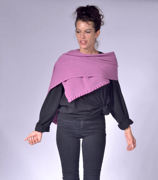 Knit Scarf with Frill Clothing