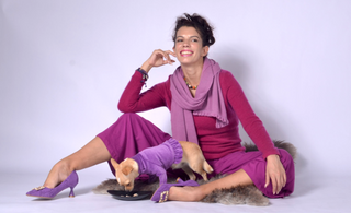Knit Scarf with Frill Clothing