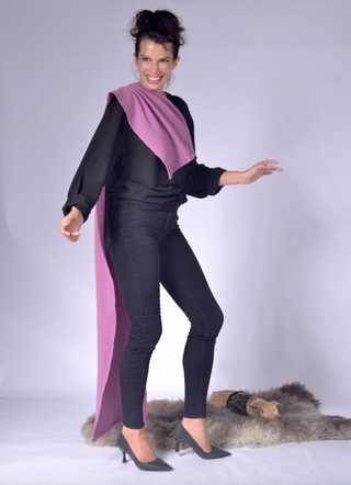 Knit Scarf with Frill Clothing