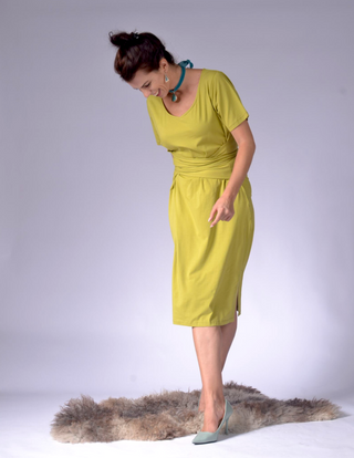 Ladies Dress with Back Wrap