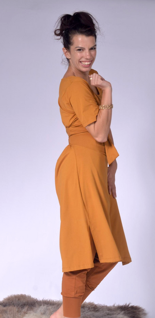 Ladies Dress with Back Wrap