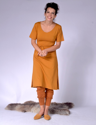 Ladies Dress with Back Wrap