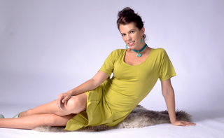 Ladies Dress with Back Wrap