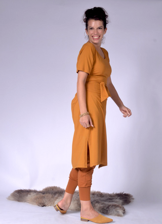 Ladies Dress with Back Wrap