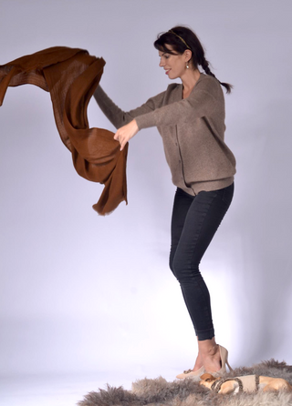 Ladies Loose Fitting Cardigan