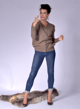 Ladies Loose Fitting Cardigan