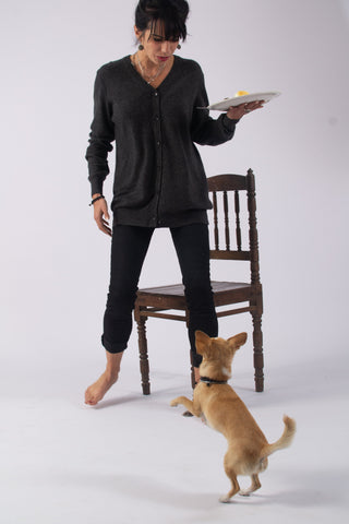 Ladies Loose Fitting Cardigan