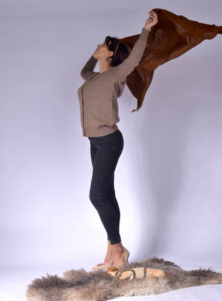 Ladies Loose Fitting Cardigan