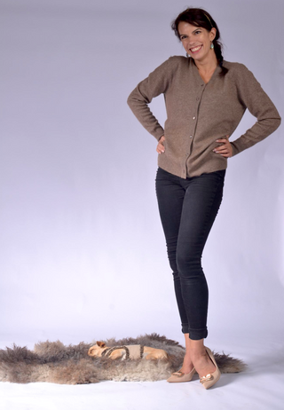 Ladies Loose Fitting Cardigan
