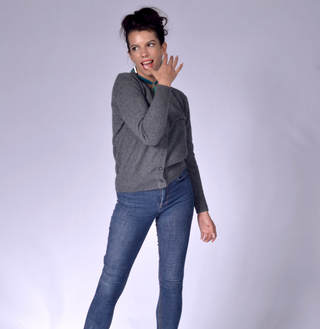 Ladies Loose Fitting Cardigan