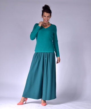 Ladies Loose Fitting Jersey Pants