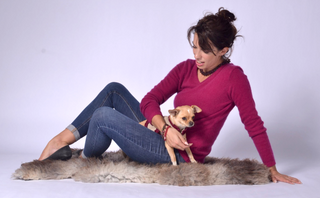 Ladies Sweater Bright Raspberry / XS
