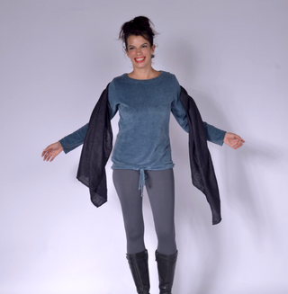 Ladies Top Dove Blue / XS