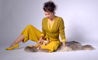 Ladies Top Mustard / S Clothing