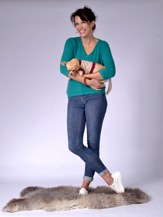 Ladies V neck ¾ Sleeved Regular Size Clothing