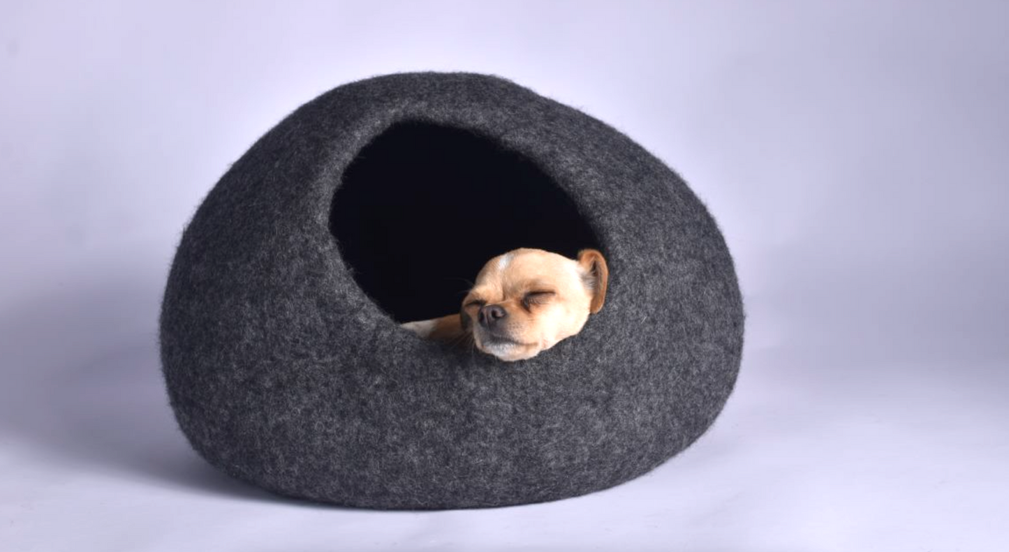 round pet cave