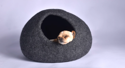 round pet cave