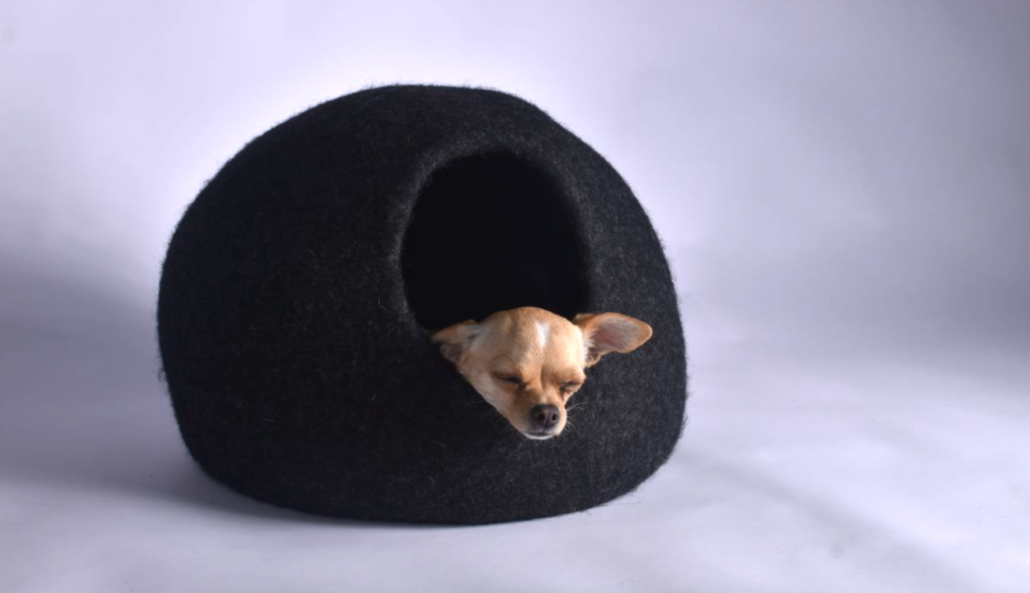 round pet cave