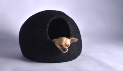 round pet cave