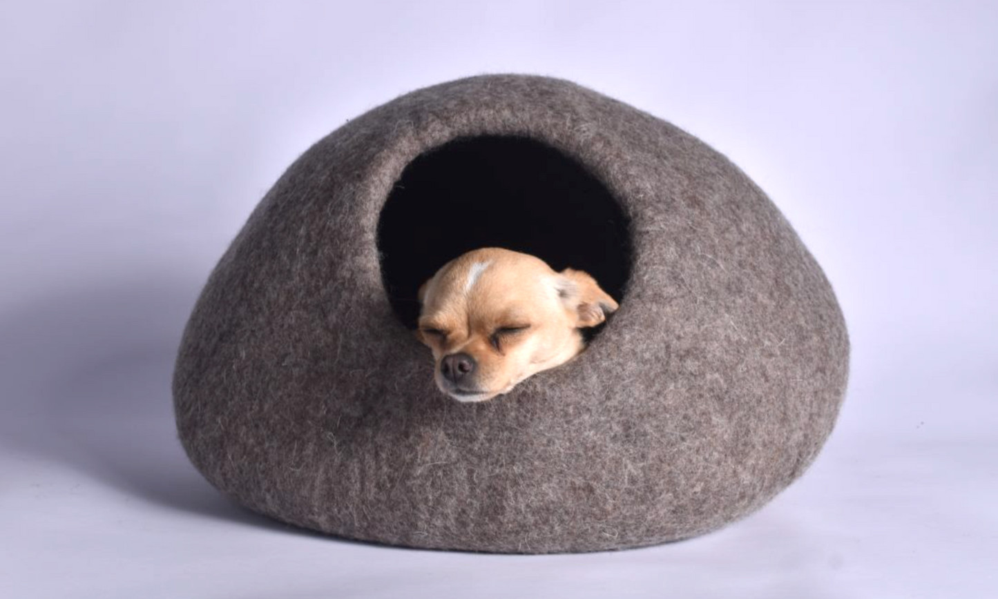 round pet cave