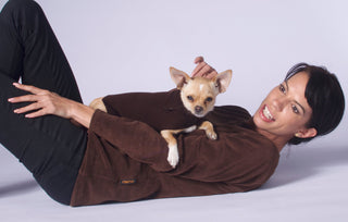 Plain and Clean Long Dog Sweater