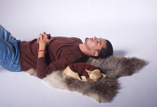 Plain and Clean Long Dog Sweater