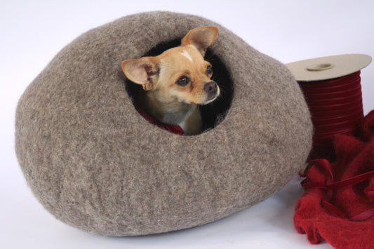 round pet cave