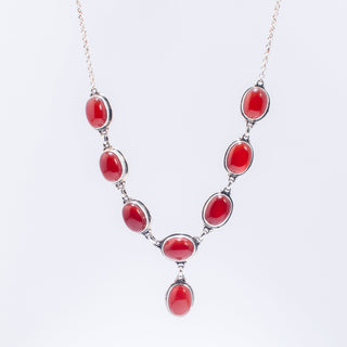 Red Onyx Bracelet Ring and Earrings