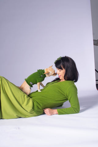 Ruffled Dog Sweater