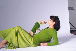 Ruffled Dog Sweater