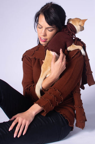 Ruffled Dog Sweater