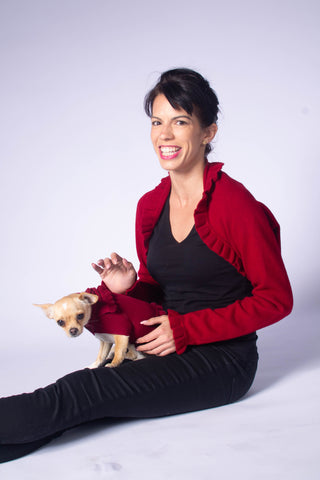 Ruffled Dog Sweater