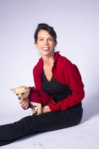 Ruffled Dog Sweater