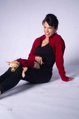 Ruffled Dog Sweater