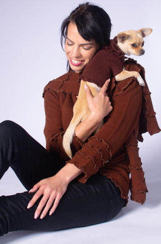 Ruffled Dog Sweater