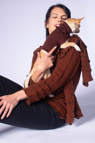 Ruffled Dog Sweater