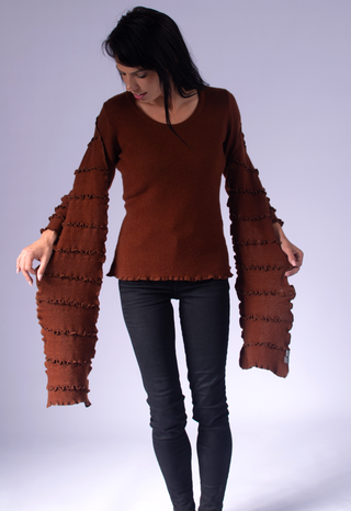 Scarf with Stitching Details
