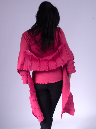 Scarf with Stitching Details
